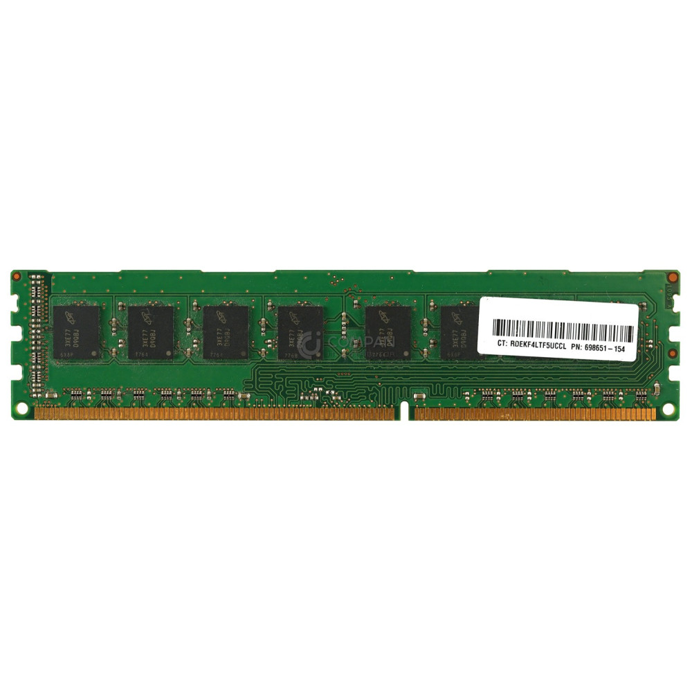 698651-154 HP MEMORY 8GB 2RX8 PC3-12800 DDR3 DIMM